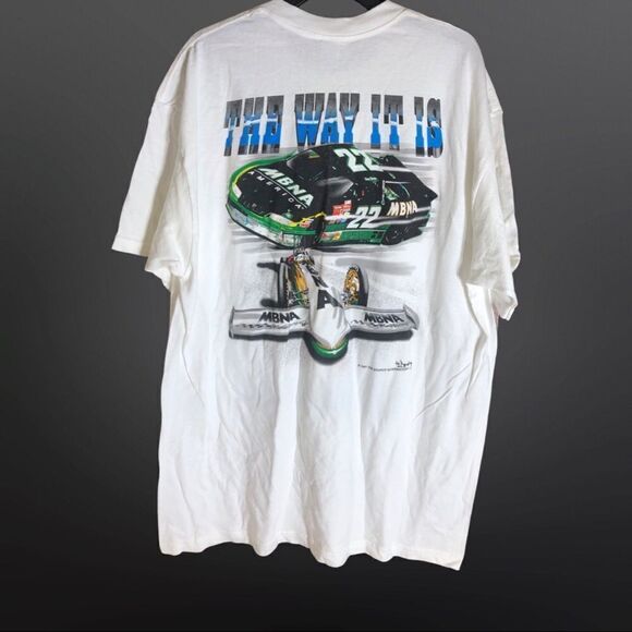 VINTAGE 1997 MBNA Motorsports Racing The‎ Way It Was The Way It Is T-Shirt XL - Picture 4 of 5